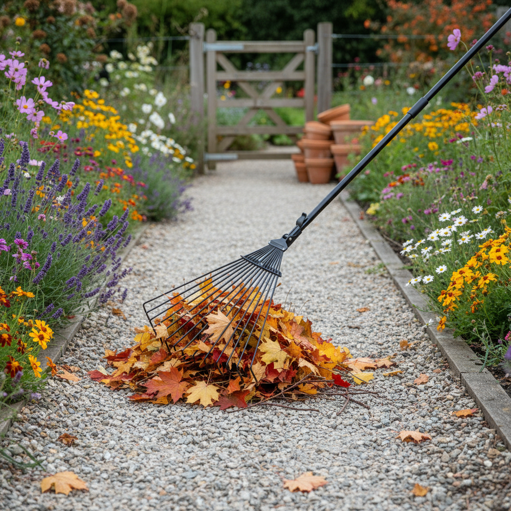 Telescopic Garden Leaf Rake - Pelle & Sol