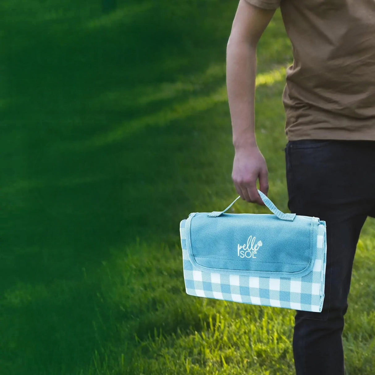 Picnic Blanket - light-blue