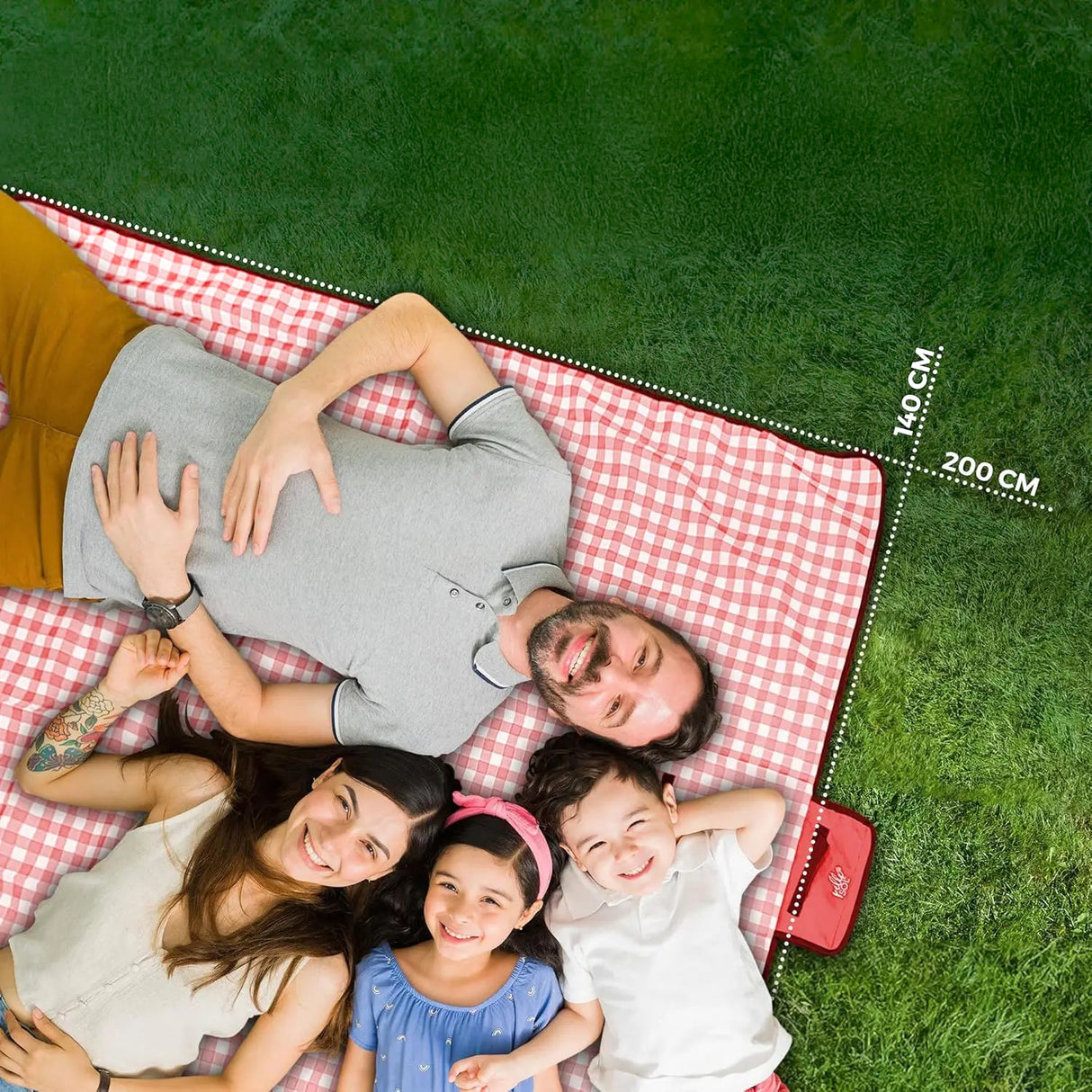 Picnic Blanket - light-blue