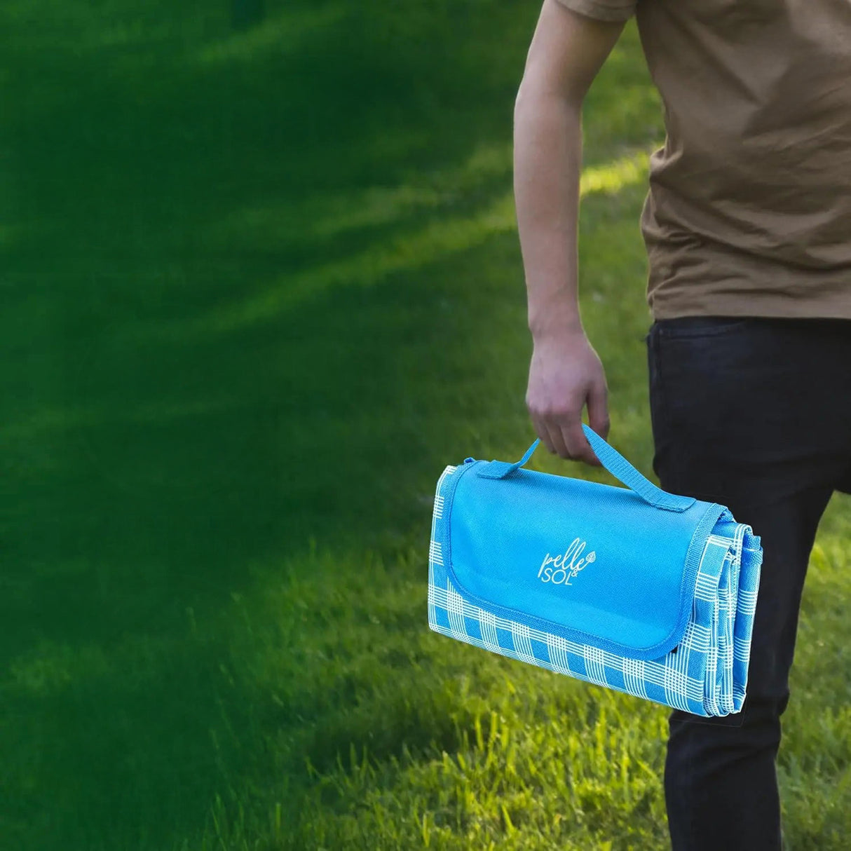 Picnic Blanket - light-blue